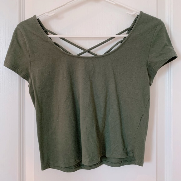 Crossback Crop Top - Picture 1 of 3